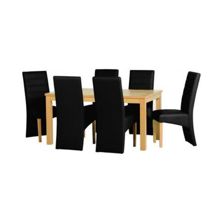 Seconique G5 Pair of Chairs - Black PU