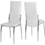 Seconique Pair of Berkley White Dining Chairs