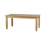 Dining Table & 6 Chairs in Pine with Cream Faux Leather - Corona