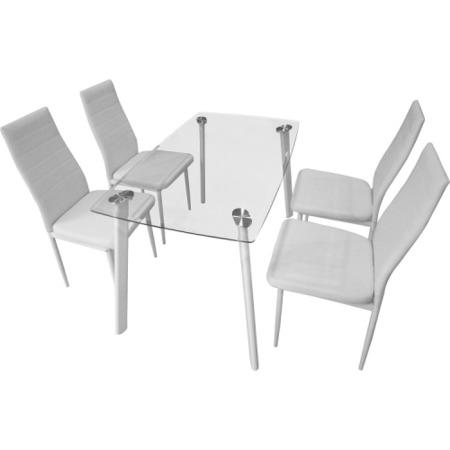 Seconique Abbey Dining Set In White