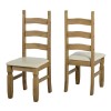 Seconique Corona Extending Distressed Waxed Pine Table &amp; 4 Chairs