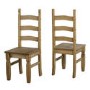 Seconique Corona Extendable Dining Table & 6 Pine Dining Chairs