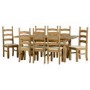 Seconique Corona Extending Dining Table + 8 Dining Chairs