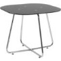 Seconique Washington Stowaway Dining Set in Black Glass + 4 Chairs
