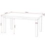 Seconique Tortilla 4'9 Dining Table