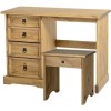 GRADE A1 - Corona Solid Pine Dressing Table with 4 Drawers