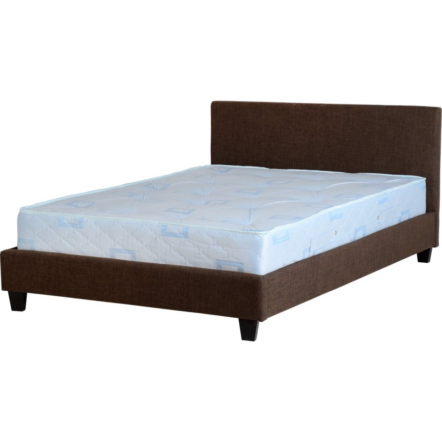 Seconique Prado 4ft 6" Bed Frame In Dark Brown