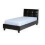 Seconique Monroe 4'6" Bed - Expresso Brown PU