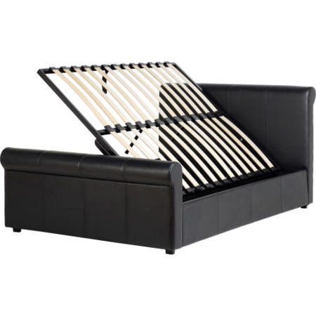 Seconique Franklyn Double Storage Bed Frame in Brown