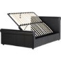 Seconique Franklyn Double Storage Bed Frame in Brown
