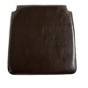 Seconique Faux Leather Seat Pad - Expresso Brown PU