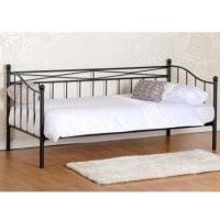 Seconique Pandora Day Bed in Black