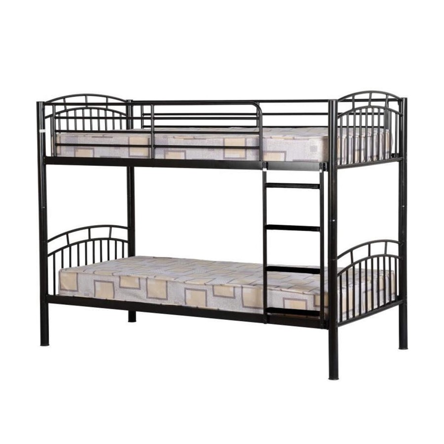 Seconique Ventura 3' Bunk Bed - Black with Right Hand Side Ladder