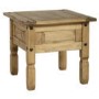 GRADE A1 - Seconique Corona Lamp Table in Distressed Waxed Pine