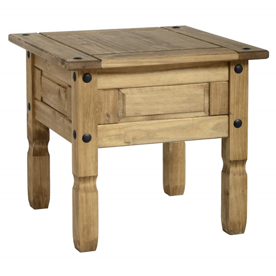 Small Side Table in Pine - Corona