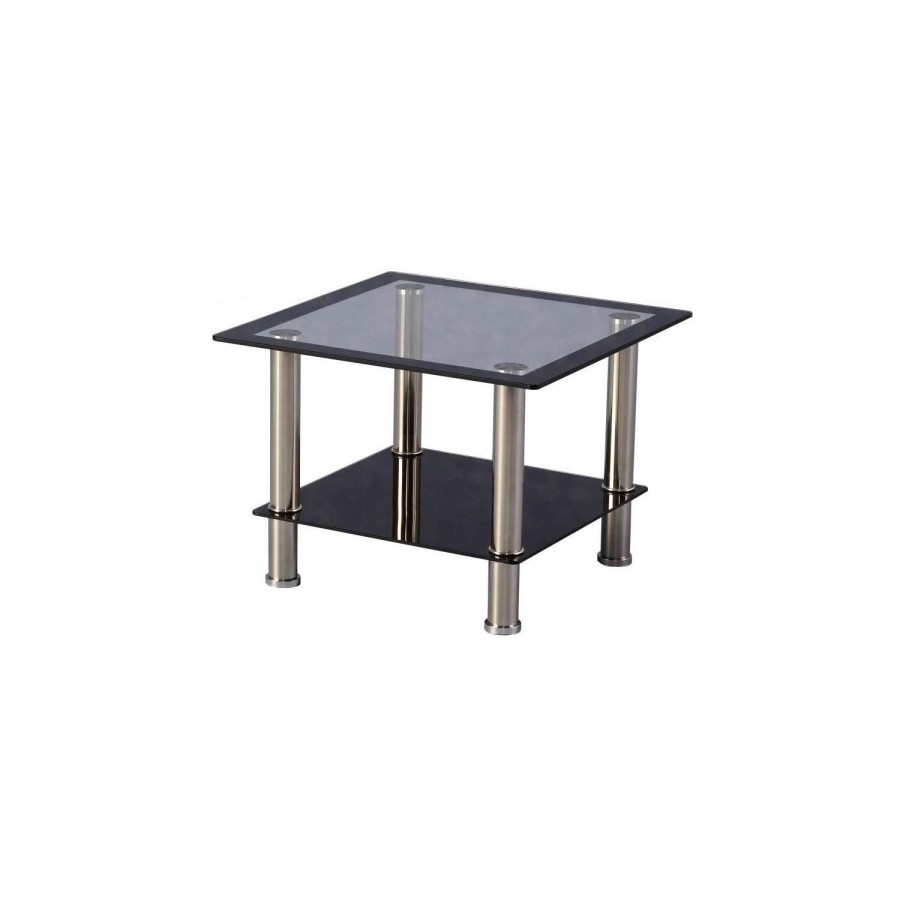 Seconique Harlequin Glass Lamp Table