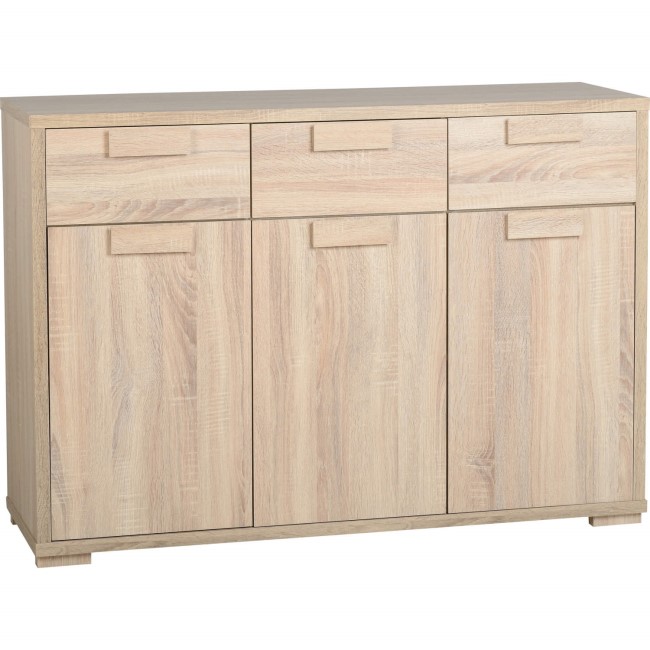 Seconique Cambourne Sonama Oak Sideboard with 3 Doors & 3 Drawers

