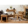 Seconique Tortilla Lamp Table in Distressed Wax Pine