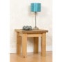 Seconique Tortilla Lamp Table in Distressed Wax Pine