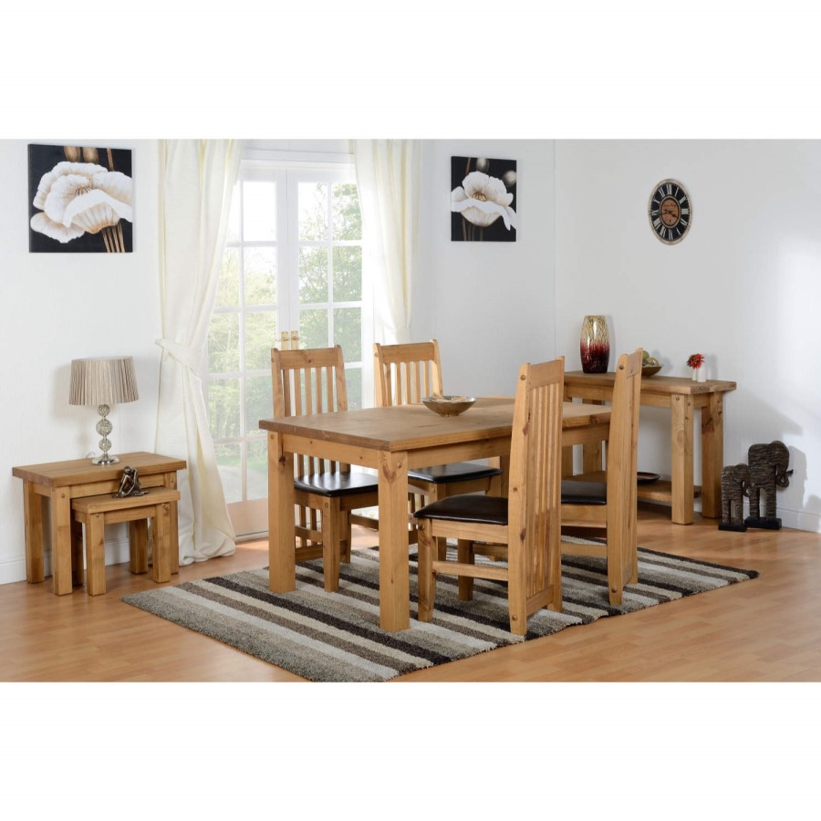 Seconique Tortilla Console Table in Pine