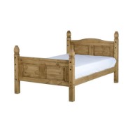 Seconique Corona Mexican 4' Bed - Distressed Waxed Pine
