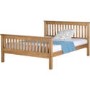 GRADE A1 - Seconique Monaco King Size Bed Frame in Distressed Waxed Pine