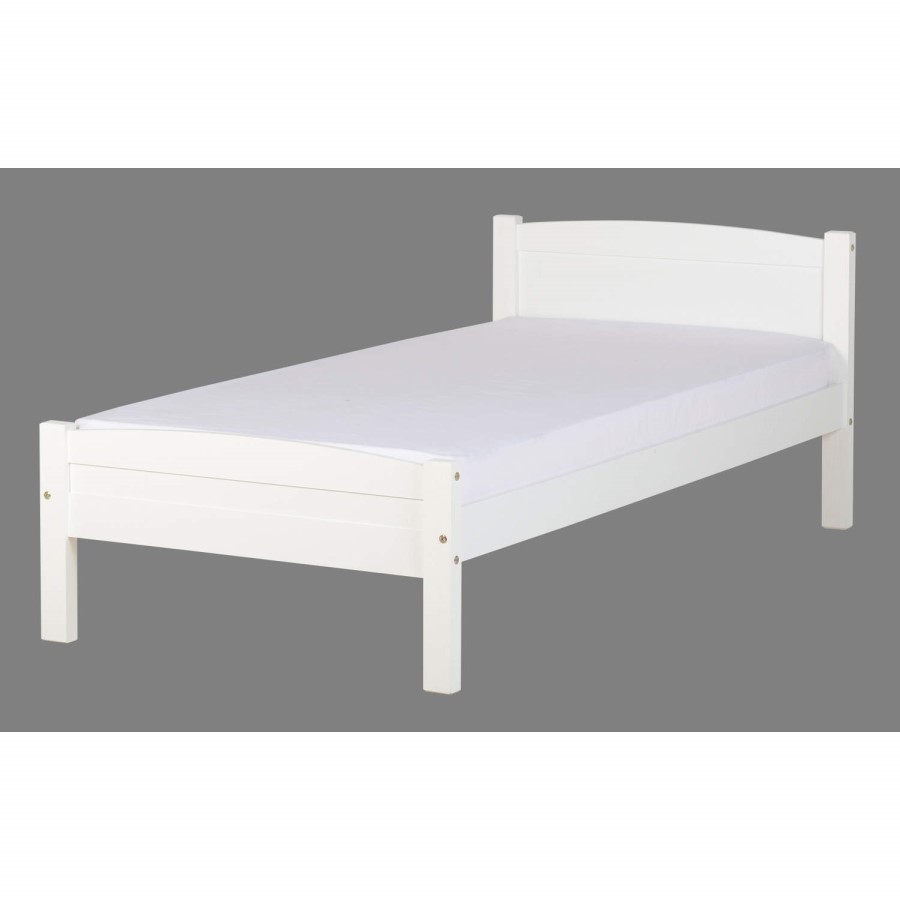 GRADE A1 - Seconique Amber Single Bed in White