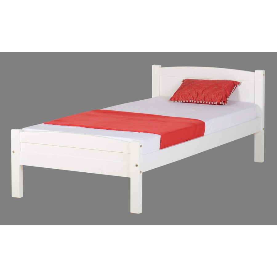 GRADE A1 - Seconique Amber Single Bed in White