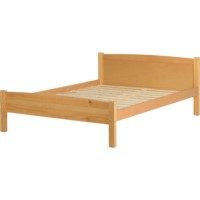 Seconique Amber Double Bed Frame in Antique Pine
