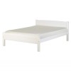 GRADE A1 - Seconique Amber Double Bed Frame in White