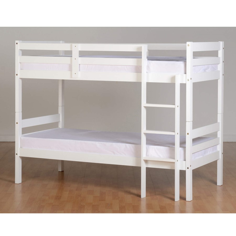 GRADE A2 - Seconique Panama Single Bunk Bed in White