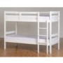 GRADE A2 - Seconique Panama Single Bunk Bed in White