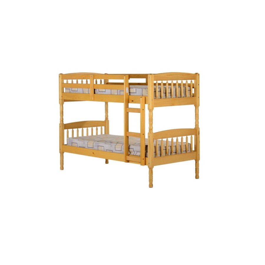 Seconique Albany Single Bunk Bed - Antique Pine