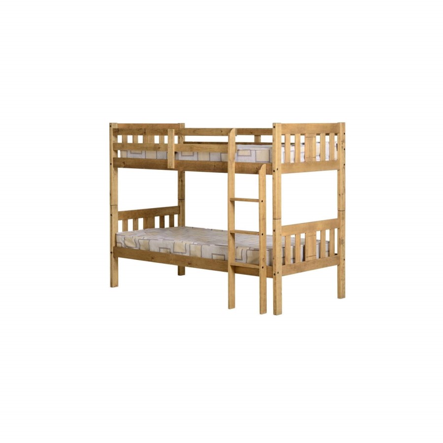 Seconique Rio 3' Bunk Bed - Distressed Waxed Pine