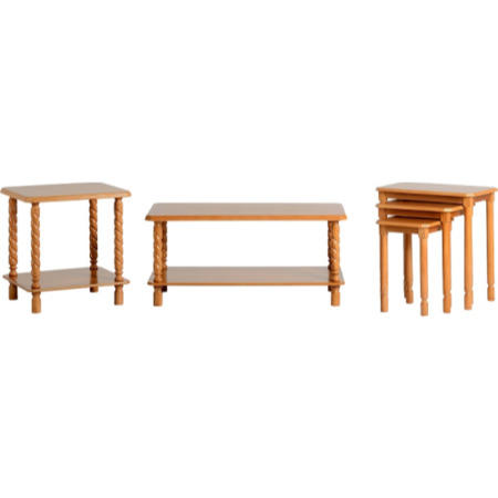 Seconique Brunton Occasional Set In Antique Pine