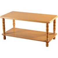 Seconique Brunton Long John Coffee Table in Antique Pine