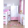 Seconique Lollipop Mid Sleeper Bedroom Set - White/Pink