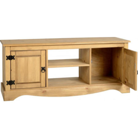 TV Stand in Pine wth Storage TV's up to 47" - Corona