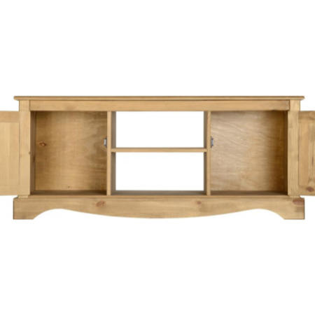 TV Stand in Pine wth Storage TV's up to 47" - Corona
