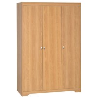 Seconique Regent 3 Door Wardrobe in Teak
