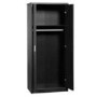 Seconique Prado 2 Door Wardrobe in Black Faux Leather