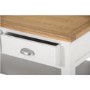 Willow Coffee Table in Painted Two Tone Cream & Oak with Storage