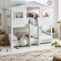 White Bunk Bed Treehouse Bed - Willow