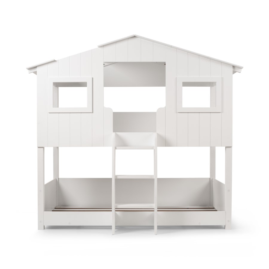White Bunk Bed Treehouse Bed - Willow