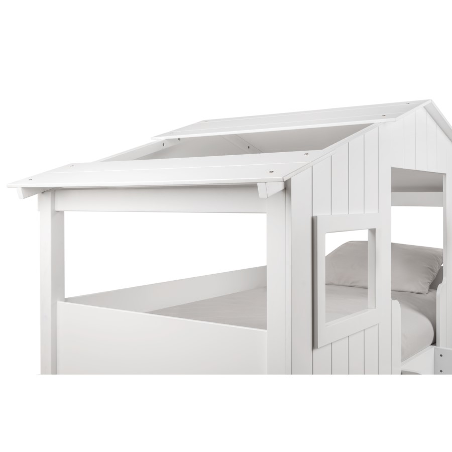 White Bunk Bed Treehouse Bed - Willow