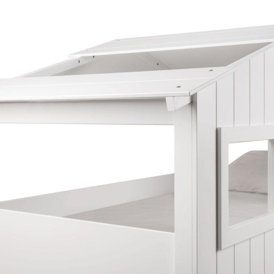 White Bunk Bed Treehouse Bed - Willow