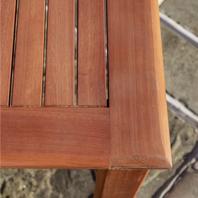 Wooden Garden Table with Parasol Hole - Rowlinson