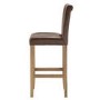 Wilton Barstool in Brown Faux Leather