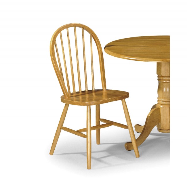 Julian Bowen Single Natural Honey Windsor Chair