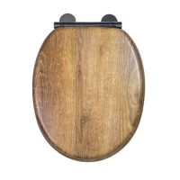 Croydex Ontario Anti-Bacterial Wooden Soft Close Toilet Seat with Quick Release Croydex Ontario Anti-Bacterial Wooden Soft Close Toilet Seat with Quick Release